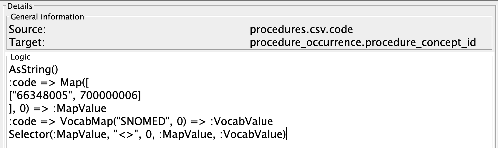 Map and VocabMap into separate variables